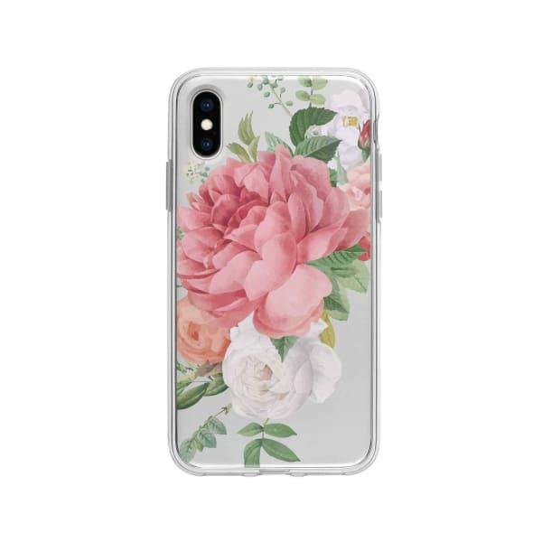 Coque Pour iPhone X Fleurs - Coque Wiqeo 10€-15€, Albert Dupont, Fleur, iPhone X Wiqeo, Déstockeur de Coques Pour iPhone