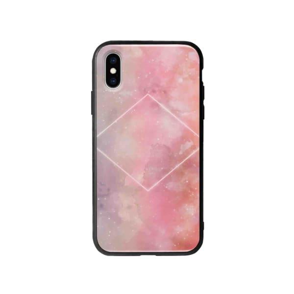 Coque Pour iPhone X Galaxie Rose - Coque Wiqeo 10€-15€, Estelle Adam, Illustration, iPhone X, Motif Wiqeo, Déstockeur de Coques Pour iPhone