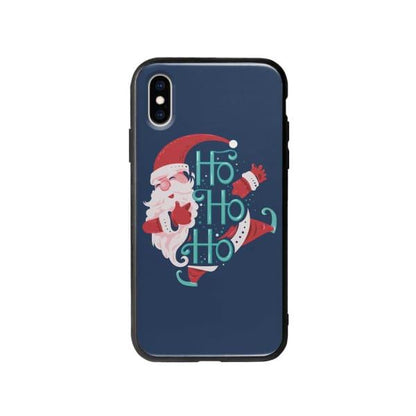 Coque Pour iPhone X Ho Ho Ho Père Noël - Coque Wiqeo 10€-15€, Estelle Adam, iPhone X, Motif, Noël Wiqeo, Déstockeur de Coques Pour iPhone