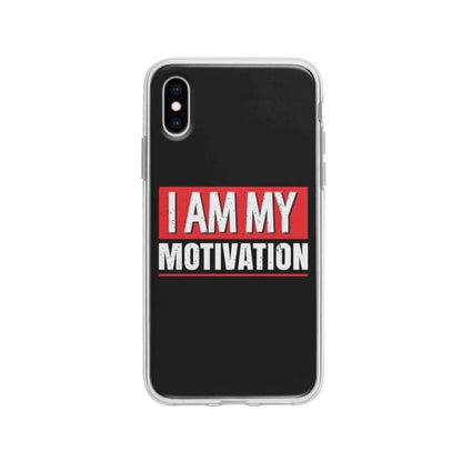 Coque Pour iPhone X "I Am My Motivation" - Coque Wiqeo 10€-15€, Estelle Adam, Illustration, iPhone X Wiqeo, Déstockeur de Coques Pour iPhone