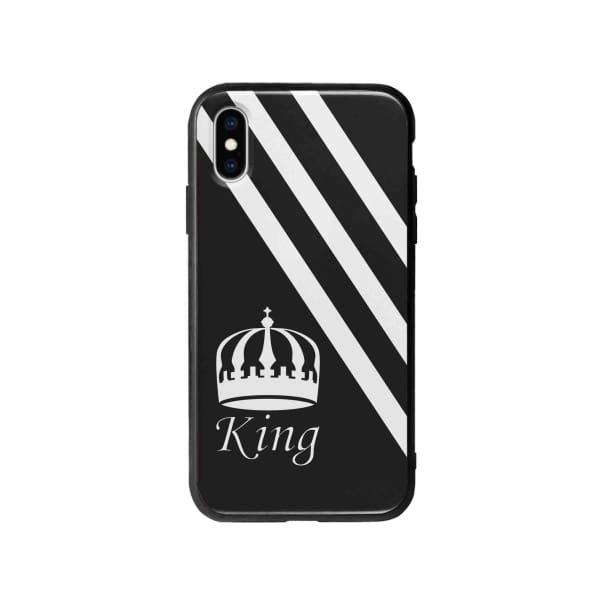 Coque Pour iPhone X King - Coque Wiqeo 10€-15€, Estelle Adam, iPhone X, Motif Wiqeo, Déstockeur de Coques Pour iPhone