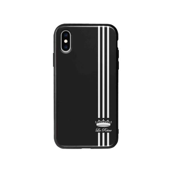 Coque Pour iPhone X La Reine - Coque Wiqeo 10€-15€, Estelle Adam, iPhone X, Motif Wiqeo, Déstockeur de Coques Pour iPhone