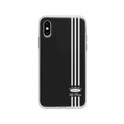 Coque Pour iPhone X La Reine - Coque Wiqeo 10€-15€, Estelle Adam, iPhone X, Motif Wiqeo, Déstockeur de Coques Pour iPhone