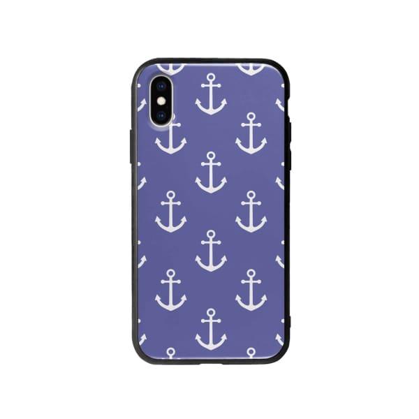 Coque Pour iPhone X Motif Ancres - Coque Wiqeo 10€-15€, Estelle Adam, iPhone X, Motif Wiqeo, Déstockeur de Coques Pour iPhone