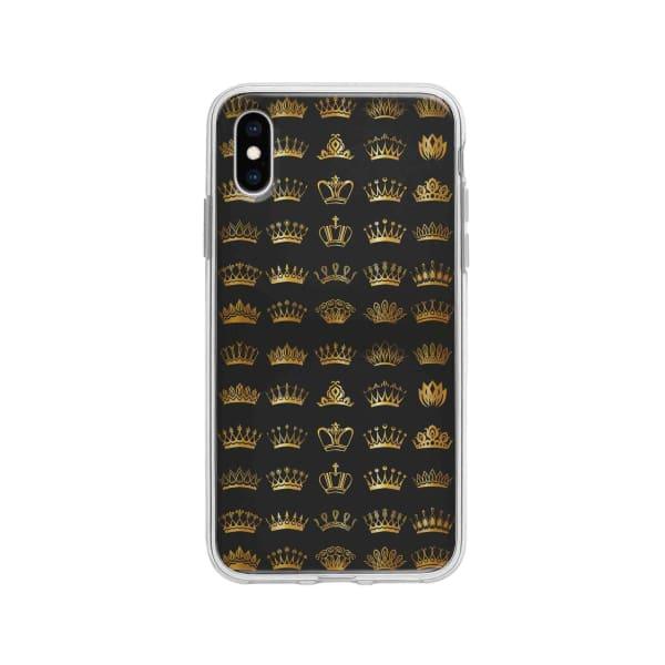 Coque Pour iPhone X Motif Couronnes - Coque Wiqeo 10€-15€, Estelle Adam, iPhone X, Motif Wiqeo, Déstockeur de Coques Pour iPhone