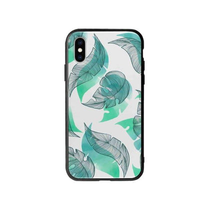 Coque Pour iPhone X Motif Feuilles - Coque Wiqeo 10€-15€, Estelle Adam, Feuilles, iPhone X, Motif Wiqeo, Déstockeur de Coques Pour iPhone