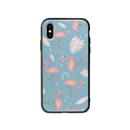 Coque Pour iPhone X Motif Flamant Rose - Coque Wiqeo 10€-15€, Estelle Adam, Feuilles, iPhone X, Motif Wiqeo, Déstockeur de Coques Pour iPhone