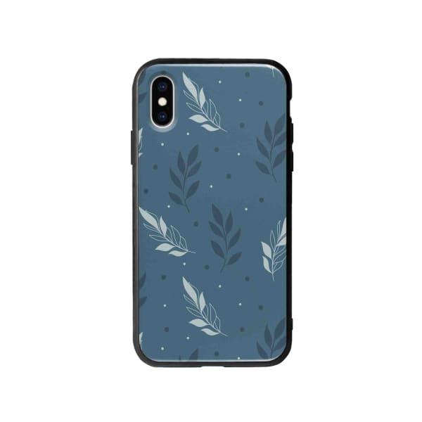 Coque Pour iPhone X Motif Floral - Coque Wiqeo 10€-15€, Estelle Adam, Feuilles, iPhone X, Motif Wiqeo, Déstockeur de Coques Pour iPhone