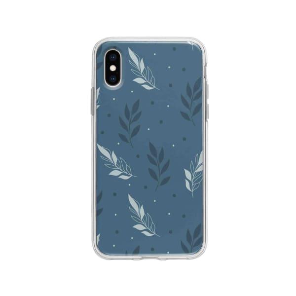 Coque Pour iPhone X Motif Floral - Coque Wiqeo 10€-15€, Estelle Adam, Feuilles, iPhone X, Motif Wiqeo, Déstockeur de Coques Pour iPhone