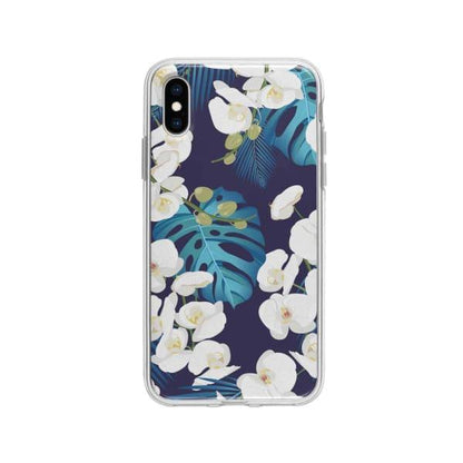 Coque Pour iPhone X Orchidée Tropicale - Coque Wiqeo 10€-15€, Albert Dupont, Fleur, iPhone X, Motif Wiqeo, Déstockeur de Coques Pour iPhone