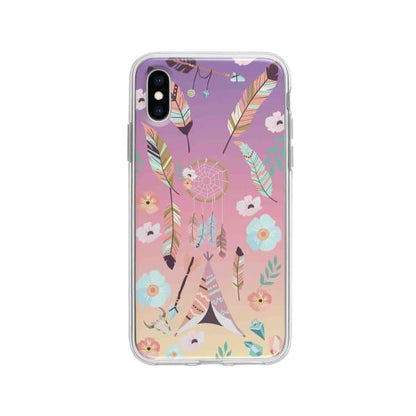 Coque Pour iPhone X Ornements Boho - Coque Wiqeo 10€-15€, Estelle Adam, Illustration, iPhone X Wiqeo, Déstockeur de Coques Pour iPhone