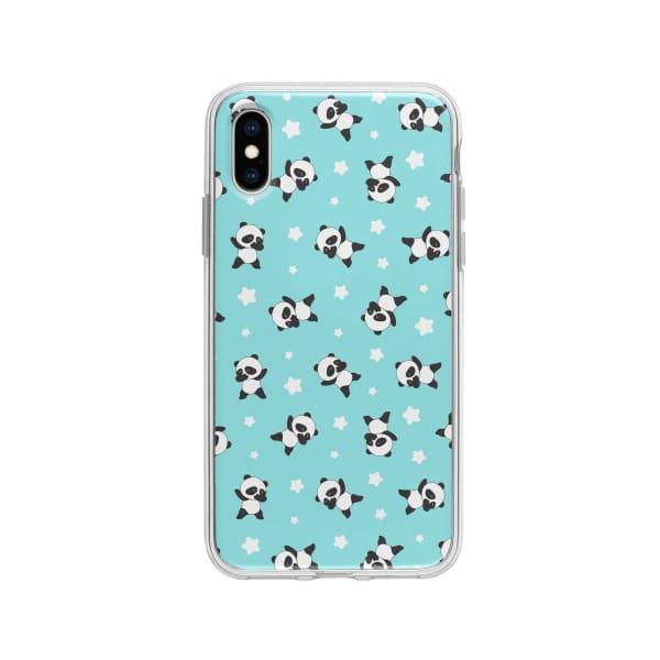 Coque Pour iPhone X Panda Dab - Coque Wiqeo 10€-15€, Animaux, Estelle Adam, iPhone X, Motif Wiqeo, Déstockeur de Coques Pour iPhone