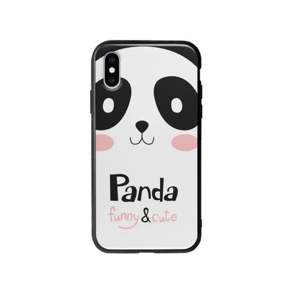 Coque Pour iPhone X Panda Mignon - Coque Wiqeo 10€-15€, Animaux, Géraud Fournier, iPhone X, Mignon Wiqeo, Déstockeur de Coques Pour iPhone