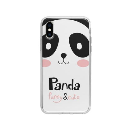 Coque Pour iPhone X Panda Mignon - Coque Wiqeo 10€-15€, Animaux, Géraud Fournier, iPhone X, Mignon Wiqeo, Déstockeur de Coques Pour iPhone