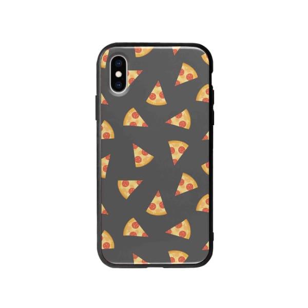 Coque Pour iPhone X Pizza Pepperoni - Coque Wiqeo 10€-15€, Estelle Adam, iPhone X, Motif Wiqeo, Déstockeur de Coques Pour iPhone