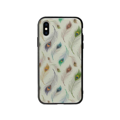 Coque Pour iPhone X Plumes de Paon - Coque Wiqeo 10€-15€, Estelle Adam, Illustration, iPhone X, Motif Wiqeo, Déstockeur de Coques Pour iPhone