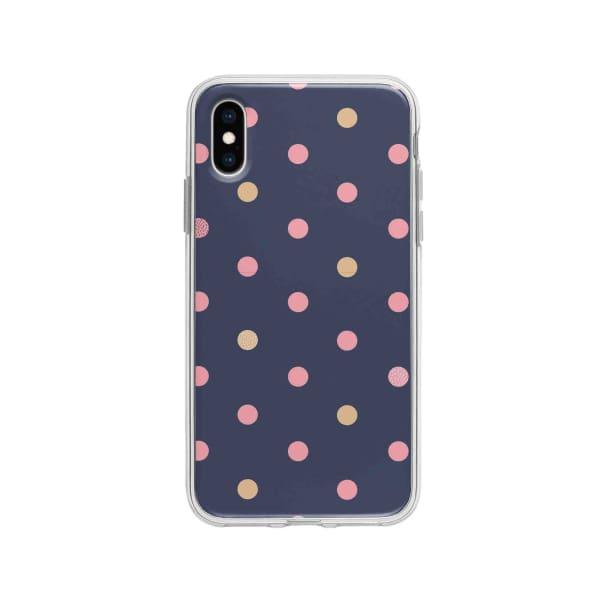 Coque Pour iPhone X Point de Vague - Coque Wiqeo 10€-15€, Estelle Adam, iPhone X, Motif Wiqeo, Déstockeur de Coques Pour iPhone