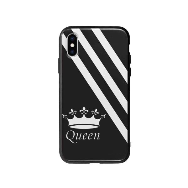 Coque Pour iPhone X Queen - Coque Wiqeo 10€-15€, Estelle Adam, iPhone X, Motif Wiqeo, Déstockeur de Coques Pour iPhone