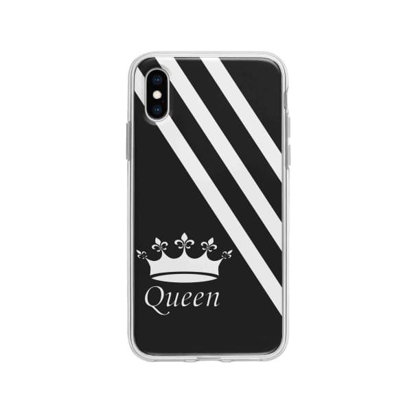 Coque Pour iPhone X Queen - Coque Wiqeo 10€-15€, Estelle Adam, iPhone X, Motif Wiqeo, Déstockeur de Coques Pour iPhone