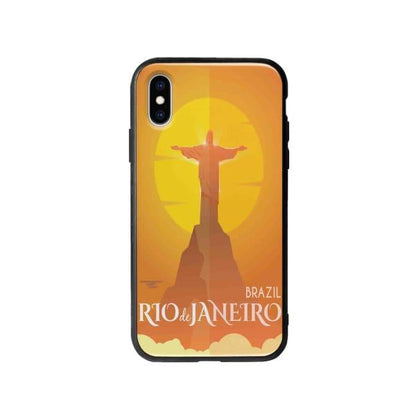 Coque Pour iPhone X Rio de Janeiro - Coque Wiqeo 10€-15€, Estelle Adam, Illustration, iPhone X, Voyage Wiqeo, Déstockeur de Coques Pour iPhone