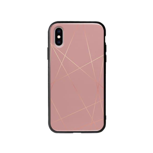 Coque Pour iPhone X Rose Hollywood - Coque Wiqeo 10€-15€, Estelle Adam, iPhone X, Motif Wiqeo, Déstockeur de Coques Pour iPhone