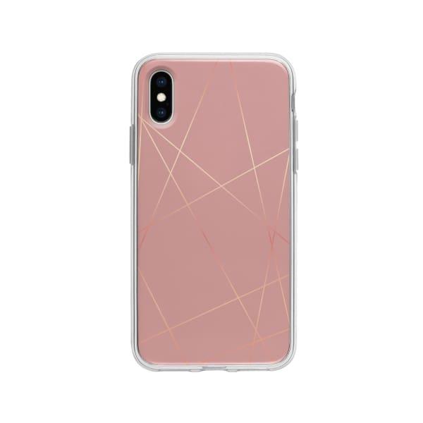 Coque Pour iPhone X Rose Hollywood - Coque Wiqeo 10€-15€, Estelle Adam, iPhone X, Motif Wiqeo, Déstockeur de Coques Pour iPhone