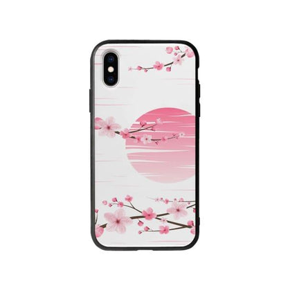 Coque Pour iPhone X Sakura Blanc - Coque Wiqeo 10€-15€, Albert Dupont, Fleur, iPhone X Wiqeo, Déstockeur de Coques Pour iPhone