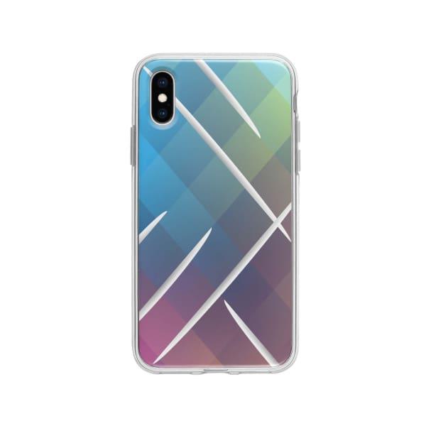 Coque Pour iPhone X Teintes Abstraites - Coque Wiqeo 10€-15€, Estelle Adam, iPhone X, Motif Wiqeo, Déstockeur de Coques Pour iPhone