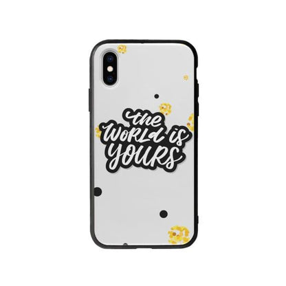 Coque Pour iPhone X "The World Is Yours" - Coque Wiqeo 10€-15€, Estelle Adam, iPhone X, Motif Wiqeo, Déstockeur de Coques Pour iPhone