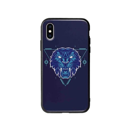 Coque Pour iPhone X Tigre Géométrique - Coque Wiqeo 10€-15€, Estelle Adam, Illustration, iPhone X, Motif Wiqeo, Déstockeur de Coques Pour iPhone