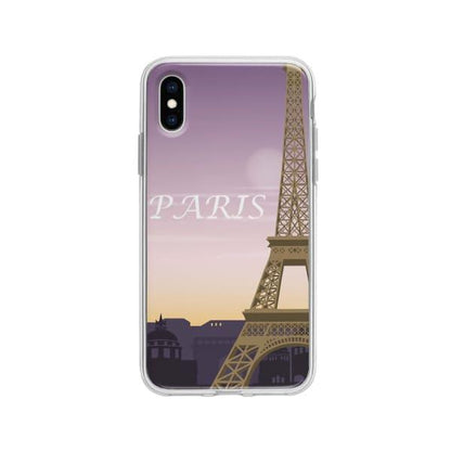 Coque Pour iPhone X Tour Eiffel - Coque Wiqeo 10€-15€, iPhone X, Robert Guillory, Voyage Wiqeo, Déstockeur de Coques Pour iPhone