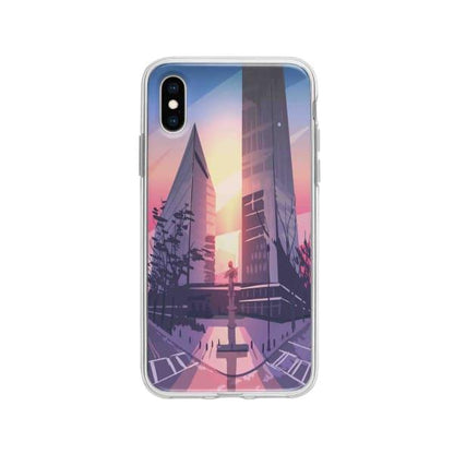 Coque Pour iPhone X Vue Graphique - Coque Wiqeo 10€-15€, Estelle Adam, Illustration, iPhone X, Voyage Wiqeo, Déstockeur de Coques Pour iPhone