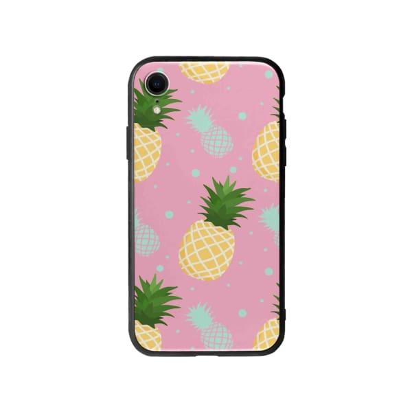 Coque Pour iPhone XR Ananas - Coque Wiqeo 10€-15€, Estelle Adam, iPhone XR, Motif Wiqeo, Déstockeur de Coques Pour iPhone