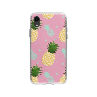 Coque Pour iPhone XR Ananas - Coque Wiqeo 10€-15€, Estelle Adam, iPhone XR, Motif Wiqeo, Déstockeur de Coques Pour iPhone