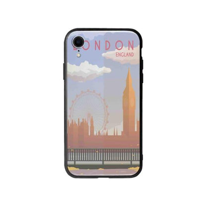 Coque Pour iPhone XR Big Ben & London Eye - Coque Wiqeo 10€-15€, Estelle Adam, Illustration, iPhone XR, Voyage Wiqeo, Déstockeur de Coques Pour iPhone