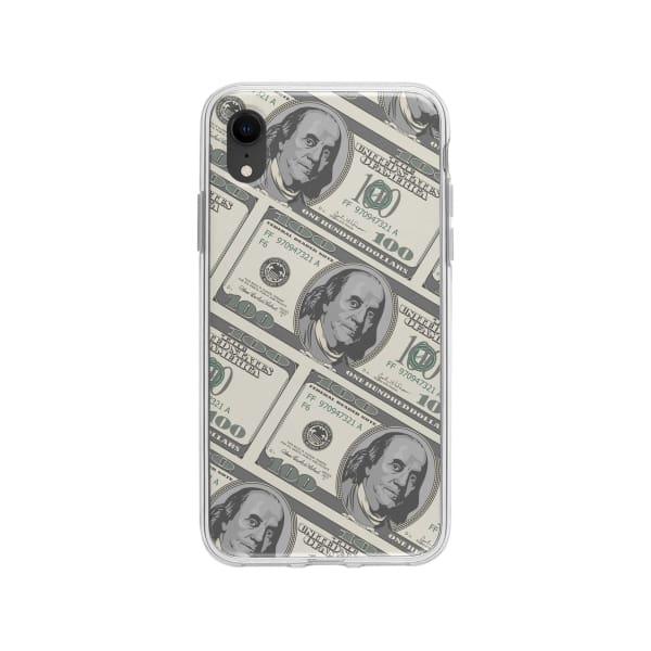 Coque Pour iPhone XR Billets Dollars - Coque Wiqeo 10€-15€, Estelle Adam, Illustration, iPhone XR Wiqeo, Déstockeur de Coques Pour iPhone