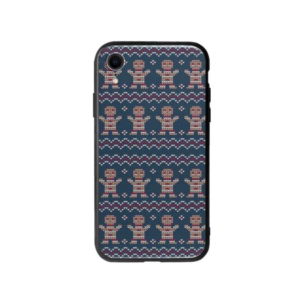 Coque Pour iPhone XR Biscuit de Noël Tricoté - Coque Wiqeo 10€-15€, Estelle Adam, iPhone XR, Motif, Noël Wiqeo, Déstockeur de Coques Pour iPhone