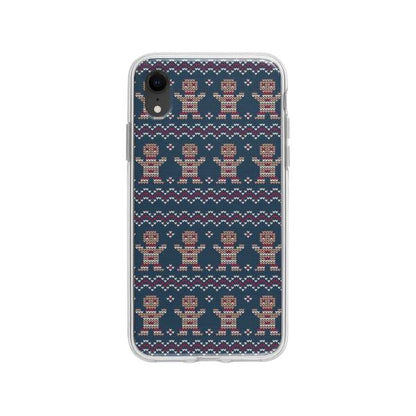 Coque Pour iPhone XR Biscuit de Noël Tricoté - Coque Wiqeo 10€-15€, Estelle Adam, iPhone XR, Motif, Noël Wiqeo, Déstockeur de Coques Pour iPhone