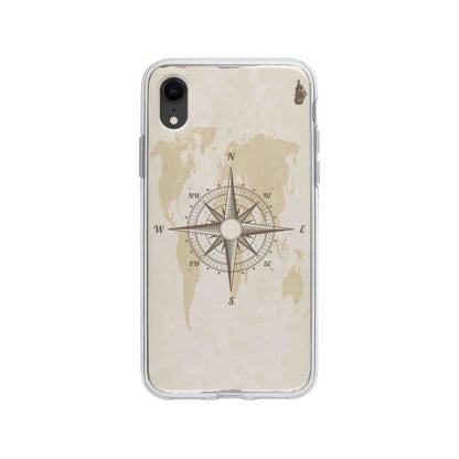 Coque Pour iPhone XR Boussole Nautique - Coque Wiqeo 10€-15€, Estelle Adam, Illustration, iPhone XR Wiqeo, Déstockeur de Coques Pour iPhone