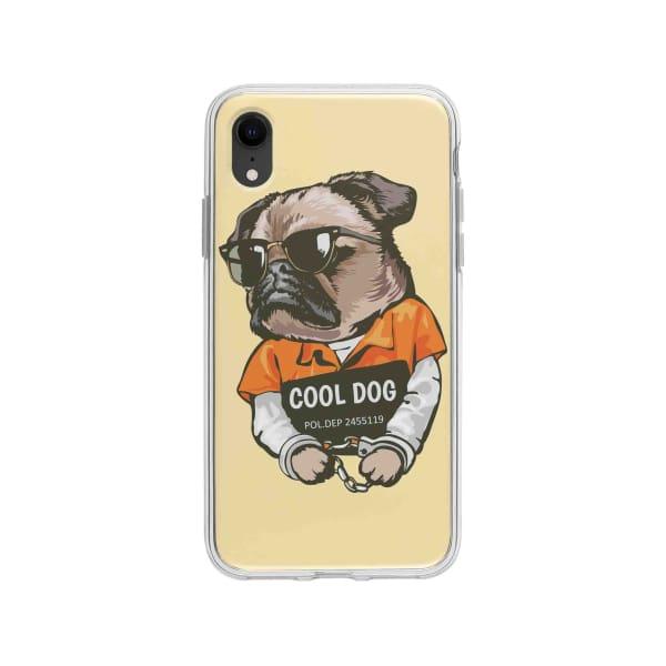 Coque Pour iPhone XR Carlin Prisonnier - Coque Wiqeo 10€-15€, Animaux, Estelle Adam, Illustration, iPhone XR Wiqeo, Déstockeur de Coques Pour iPhone