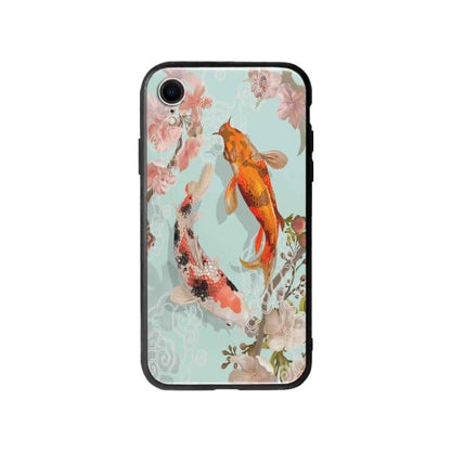 Coque Pour iPhone XR Carpes Koï - Coque Wiqeo 10€-15€, Estelle Adam, Illustration, iPhone XR Wiqeo, Déstockeur de Coques Pour iPhone