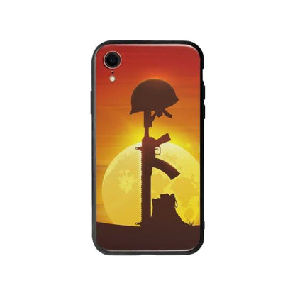 Coque Pour iPhone XR Casque et Fusil - Coque Wiqeo 10€-15€, Estelle Adam, Illustration, iPhone XR Wiqeo, Déstockeur de Coques Pour iPhone