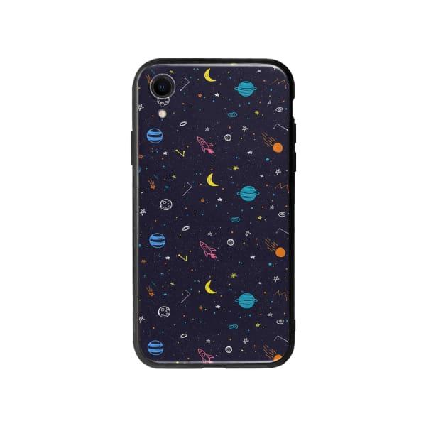 Coque Pour iPhone XR Dessin Galactique - Coque Wiqeo 10€-15€, Estelle Adam, Illustration, iPhone XR, Motif Wiqeo, Déstockeur de Coques Pour iPhone