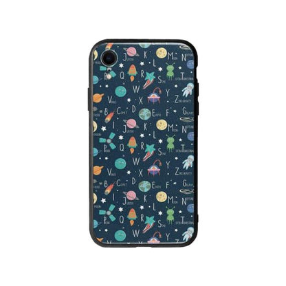 Coque Pour iPhone XR Espace Alphabet - Coque Wiqeo 10€-15€, Estelle Adam, Illustration, iPhone XR, Motif Wiqeo, Déstockeur de Coques Pour iPhone