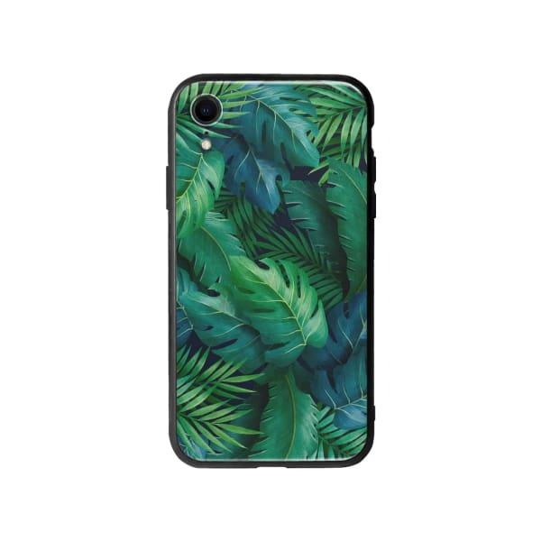 Coque Pour iPhone XR Feuillage Tropical - Coque Wiqeo 10€-15€, Estelle Adam, Feuilles, iPhone XR, Motif Wiqeo, Déstockeur de Coques Pour iPhone