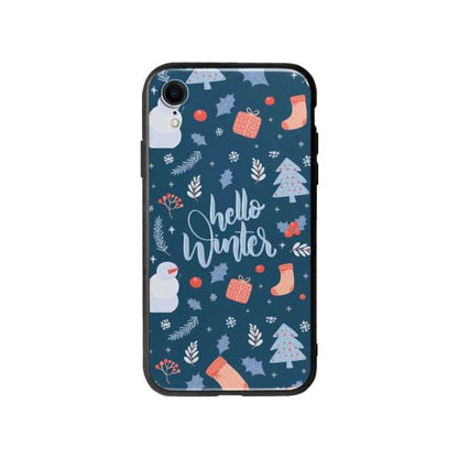 Coque Pour iPhone XR "Hello Winter" - Coque Wiqeo 10€-15€, Estelle Adam, iPhone XR, Motif Wiqeo, Déstockeur de Coques Pour iPhone