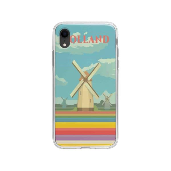 Coque Pour iPhone XR Hollande - Coque Wiqeo 10€-15€, Illustration, iPhone XR, Robert Guillory, Voyage Wiqeo, Déstockeur de Coques Pour iPhone