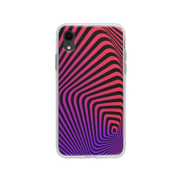 Coque Pour iPhone XR Illusion Entortillée - Coque Wiqeo 10€-15€, Estelle Adam, iPhone XR, Motif Wiqeo, Déstockeur de Coques Pour iPhone