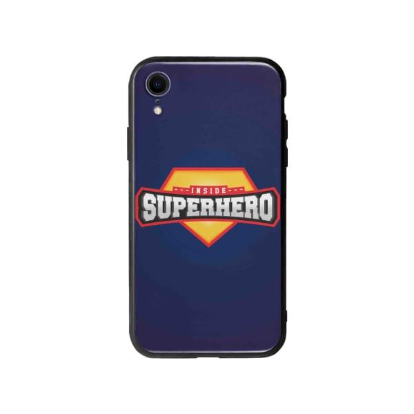 Coque Pour iPhone XR "Inside Superhero" - Coque Wiqeo 10€-15€, Estelle Adam, Illustration, iPhone XR Wiqeo, Déstockeur de Coques Pour iPhone