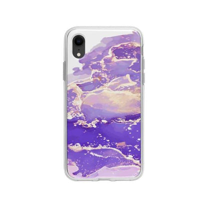 Coque Pour iPhone XR Liquide Mauve - Coque Wiqeo 10€-15€, Estelle Adam, iPhone XR, Motif Wiqeo, Déstockeur de Coques Pour iPhone